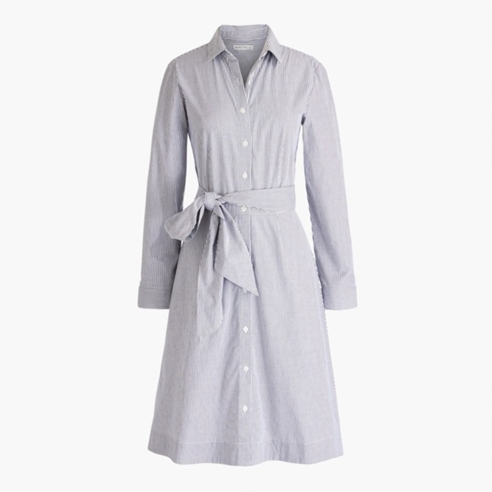 Classic Striped Shirt Dress